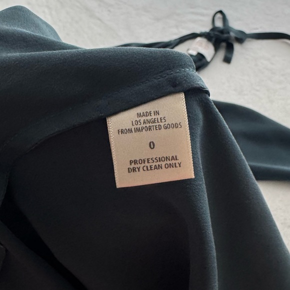 Stone Cold Fox Onyx Maxi Slit Halter Dress Gown in Emerald Size 0 - Picture 8 of 15